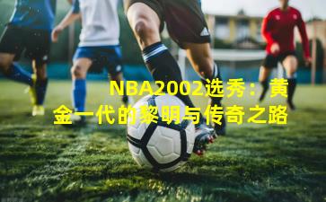 NBA2002选秀：黄金一代的黎明与传奇之路